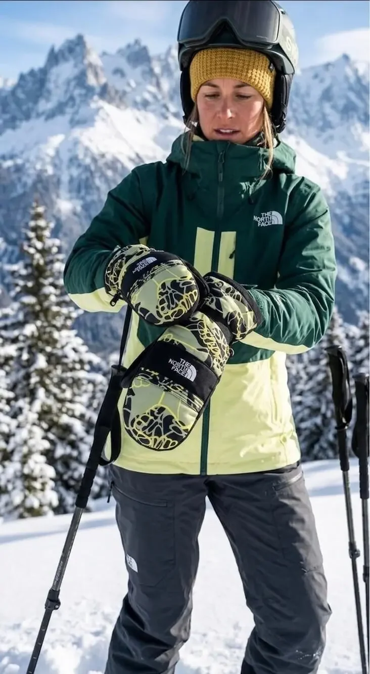 NWT❤️The North Face Womens Montana Water Repellent Ski Mittens SzXL
